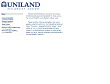 Tablet Screenshot of my.uniland.com